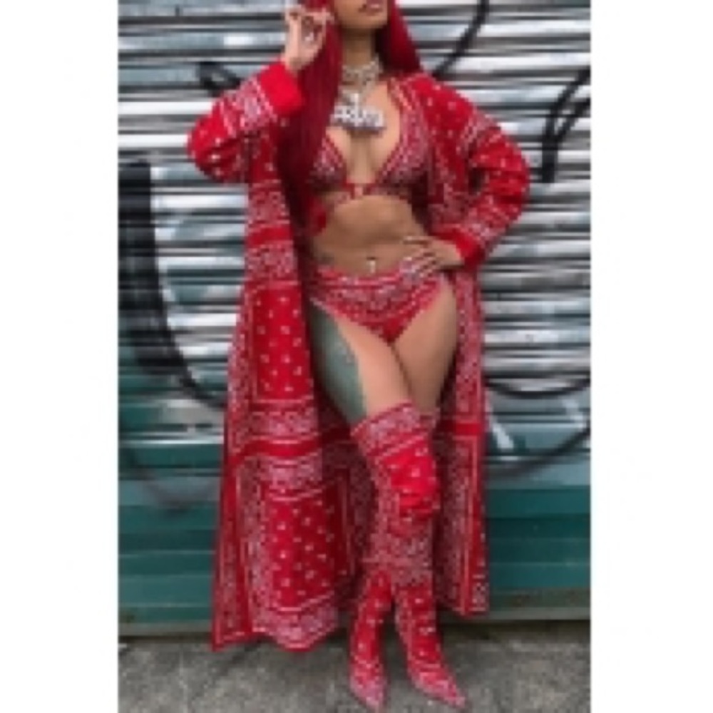 Swim wear Two piece with cove up